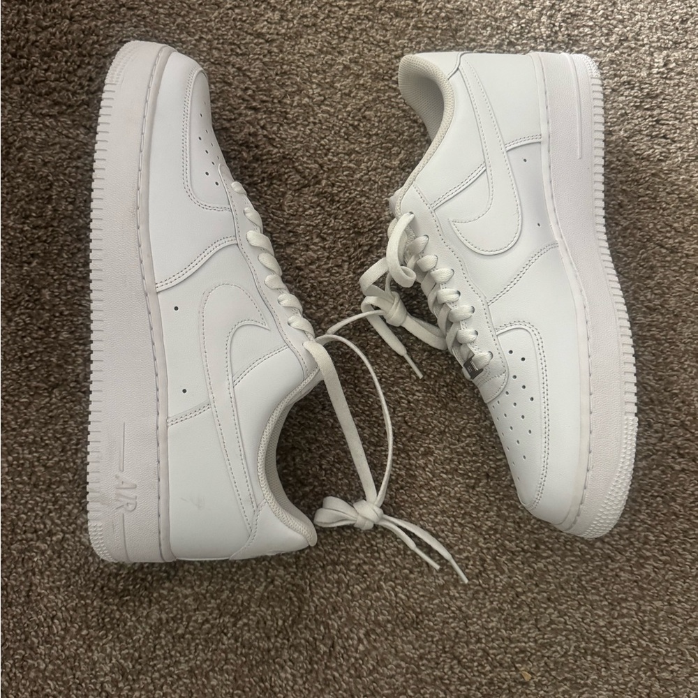 White Nike Air Force 1 Sneakers